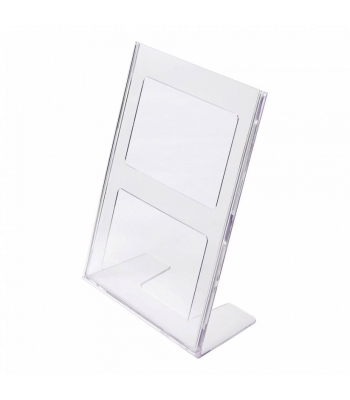Stojak informacyjny typu L A4 pionowo plexi odlewany LA4P