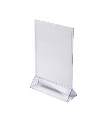 Stojak informacyjny typu T A6 pionowo plexi odlewany TA6P